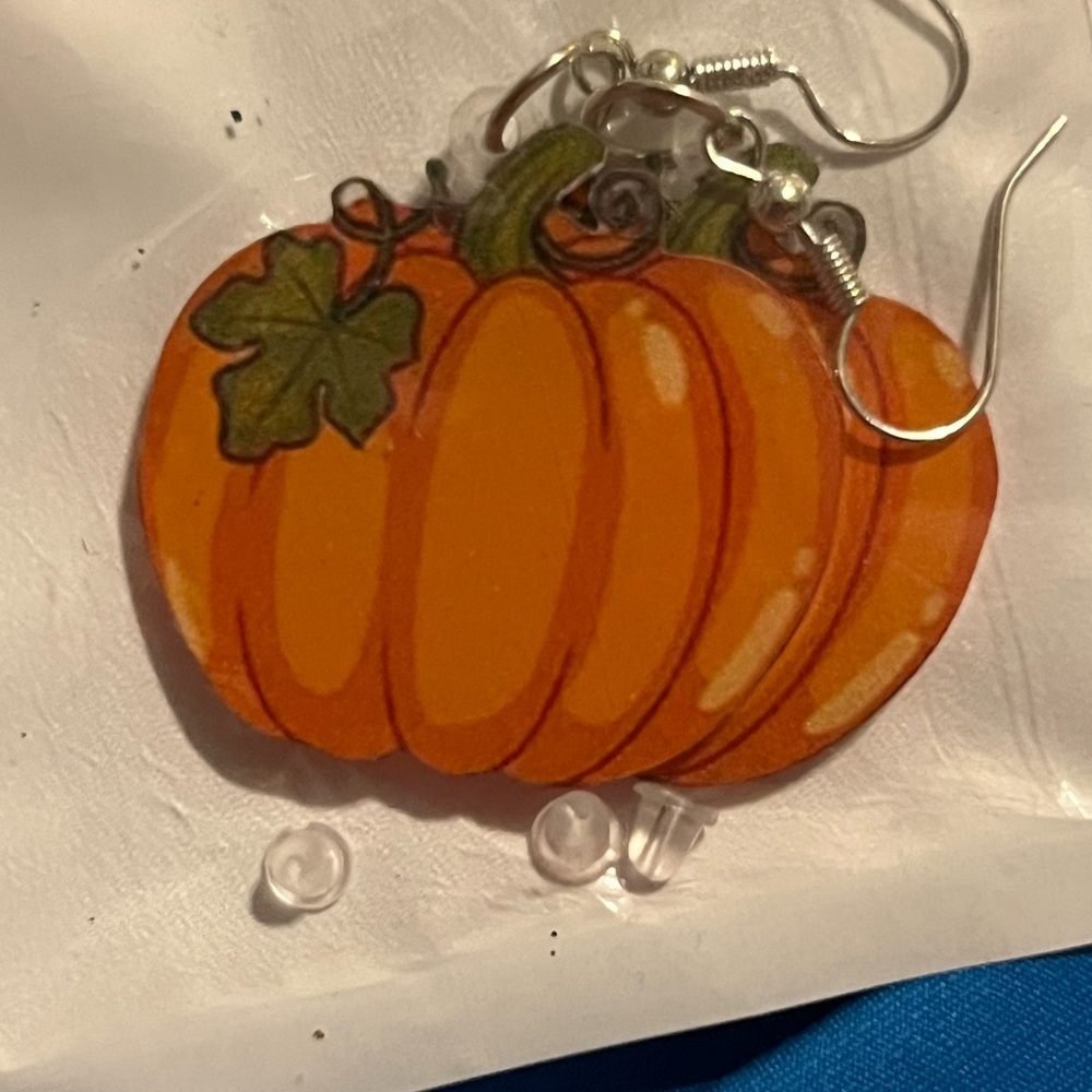 Pumpkin Earrings